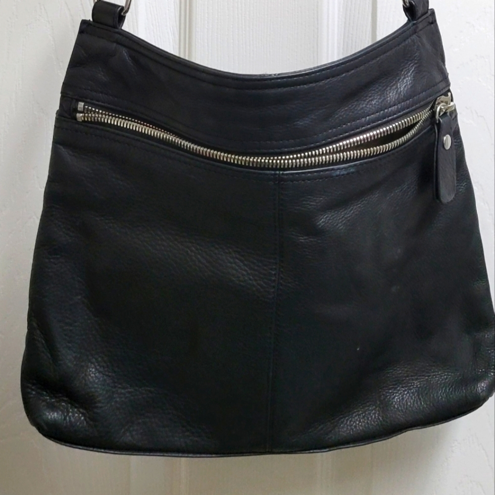 Margot Rich Soft Leather Black Handbag / Purse